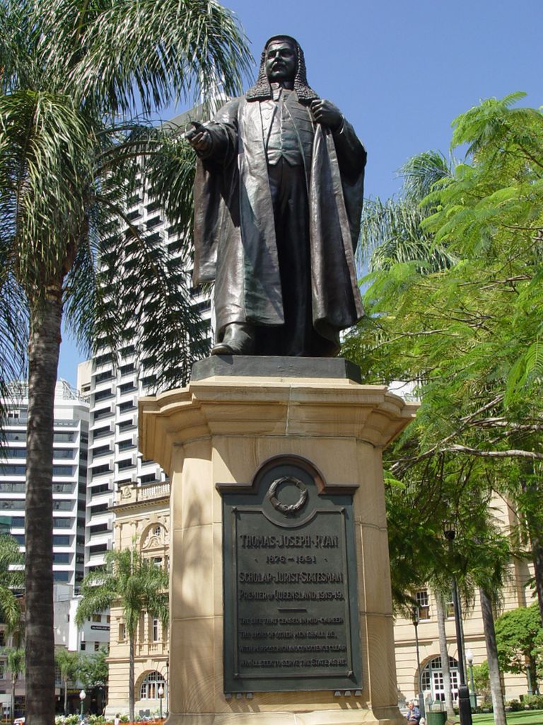 The streets of Brisbane, Queensland, Australia.
