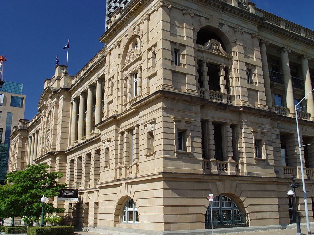 The streets of Brisbane, Queensland, Australia.