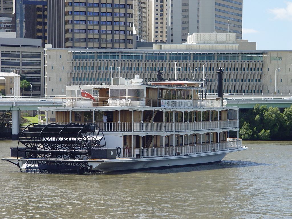 The streets of Brisbane, Queensland, Australia.