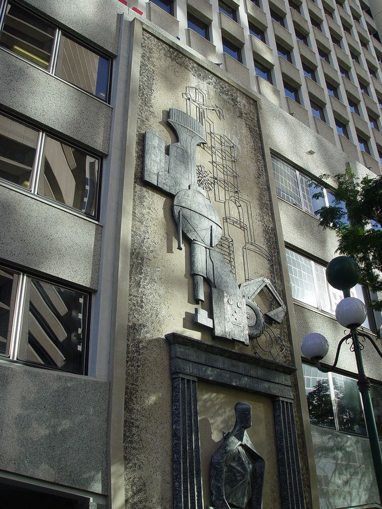 The streets of Brisbane, Queensland, Australia.