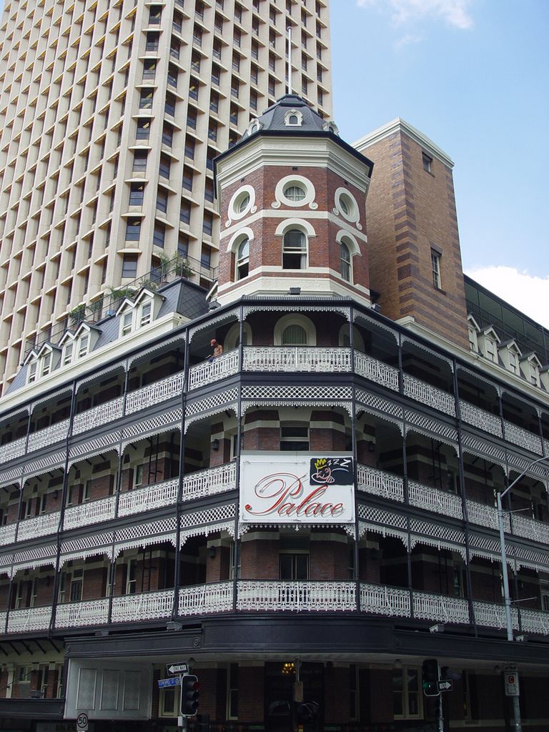 The streets of Brisbane, Queensland, Australia.