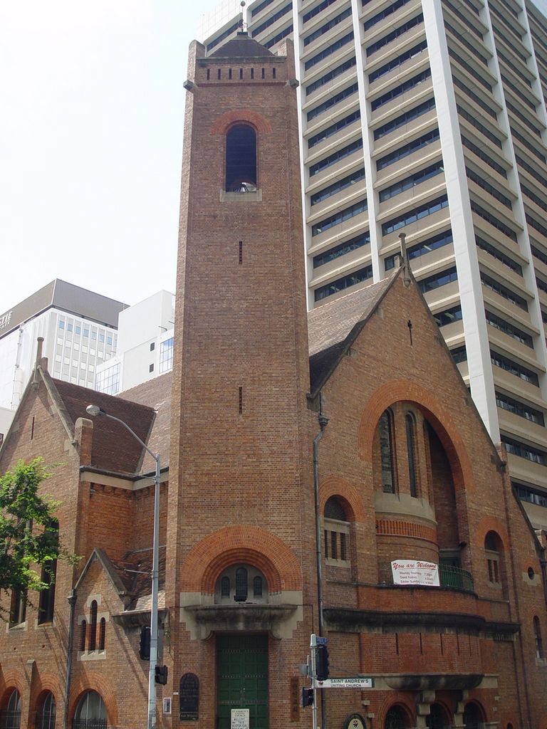 The streets of Brisbane, Queensland, Australia.