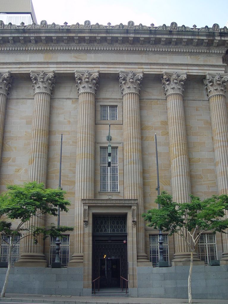 The streets of Brisbane, Queensland, Australia.