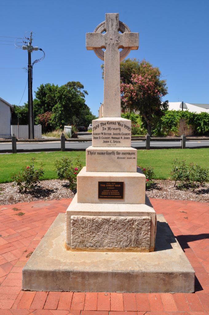 Lyndoch War Memorials, Barossa Valley, South Australia.
