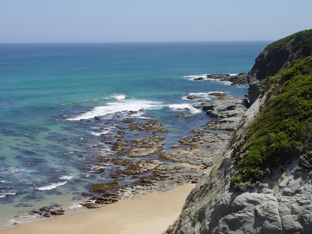 Castle Cove, along the Great Ocean Road, part of Victoria's shipwreck coast.