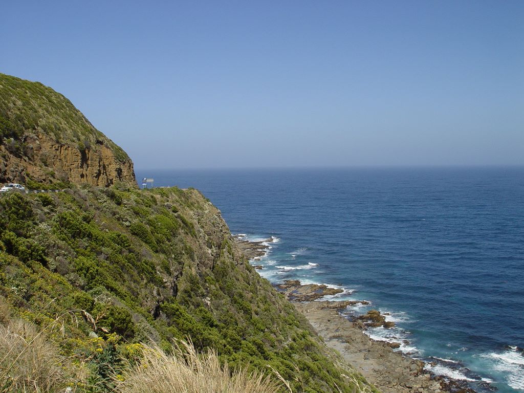 The Great Ocean Road, part of Victoria's shipwreck coast.