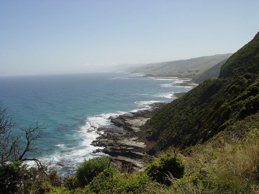 The Great Ocean Road, part of Victoria's shipwreck coast.