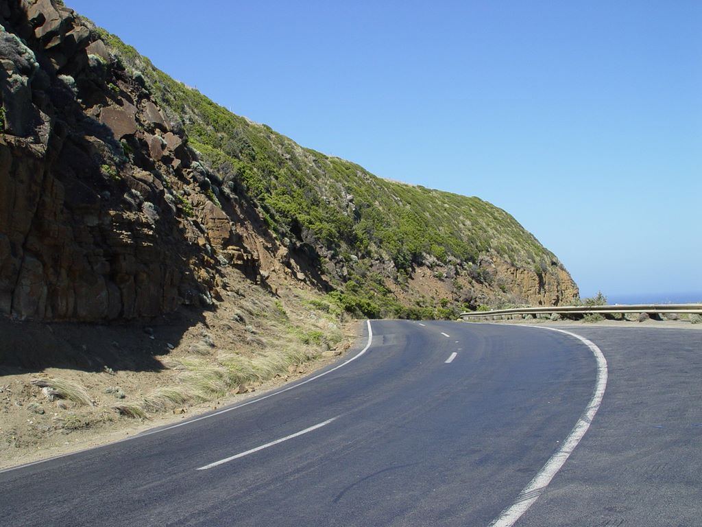 The Great Ocean Road, part of Victoria's shipwreck coast.