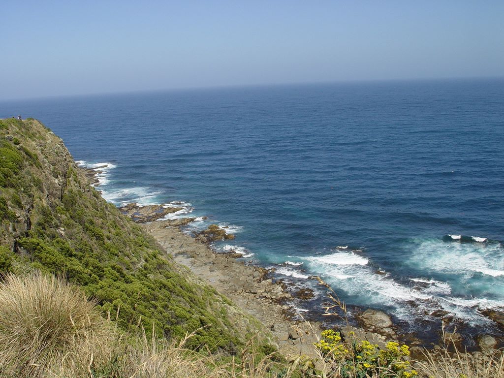 The Great Ocean Road, part of Victoria's shipwreck coast.