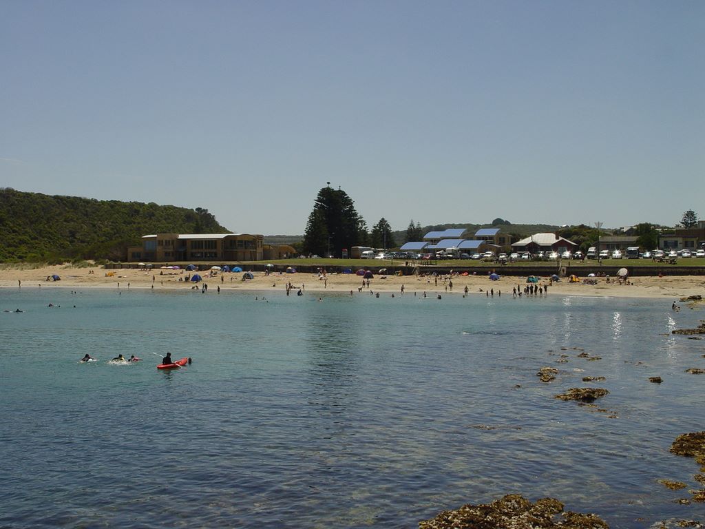 Port Campbell, along the Great Ocean Road, part of Victoria's shipwreck coast.