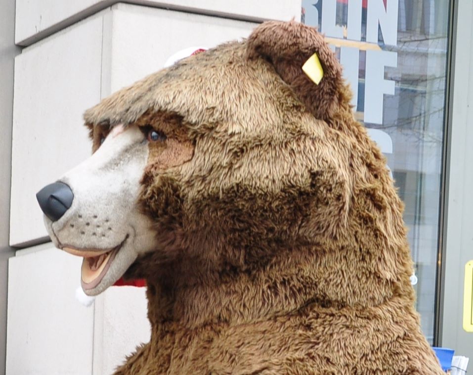 A bear appears on the Berlin coat of arms and this might be the reason this animal shape was selected for the art display. Approximately 350 life-size bears were painted and displayed in the streets of Berlin in 2001.