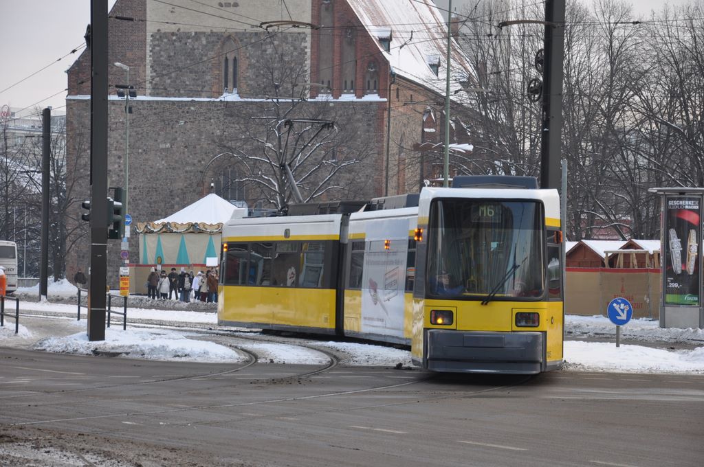 Trams, light rail, in Berlin