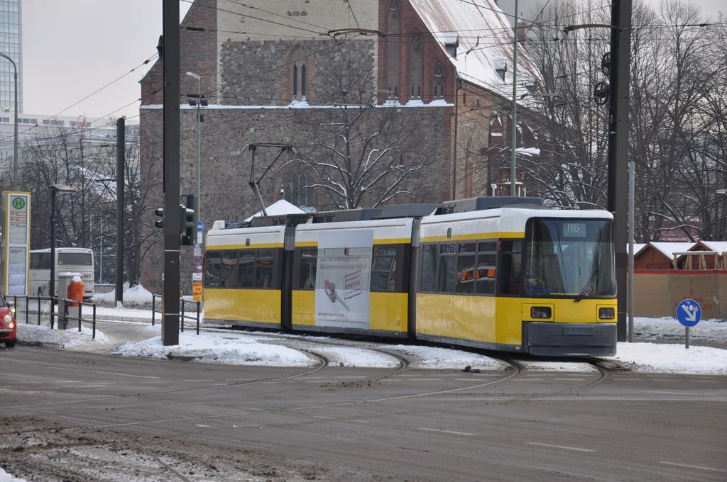 Trams, light rail, in Berlin