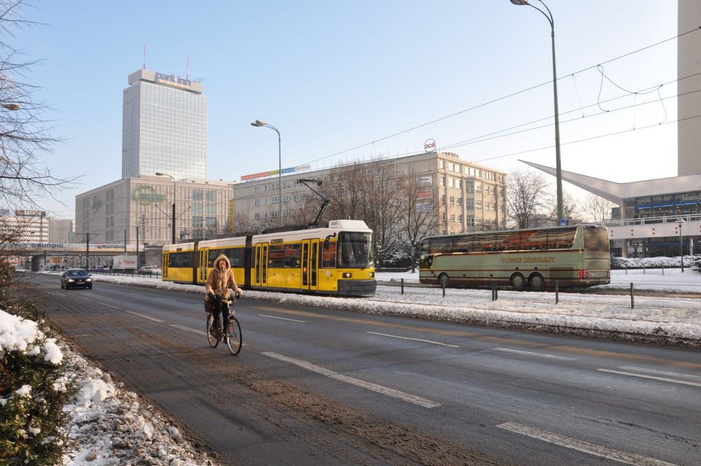 Trams, light rail, in Berlin