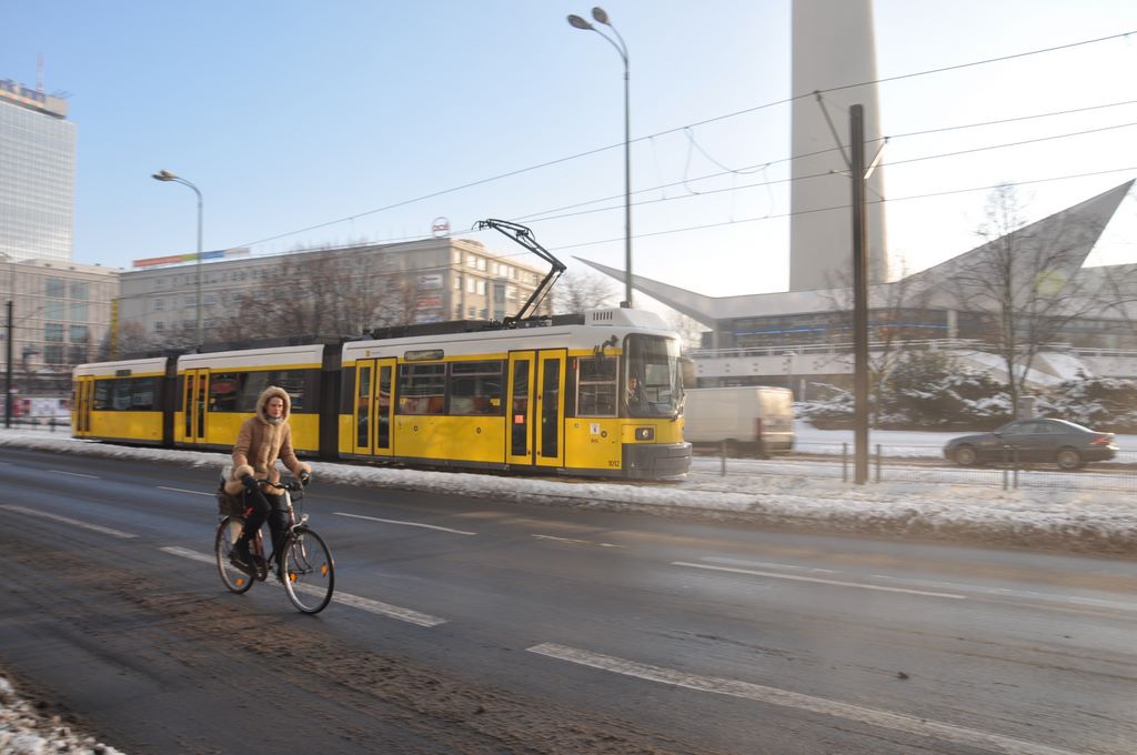Trams, light rail, in Berlin