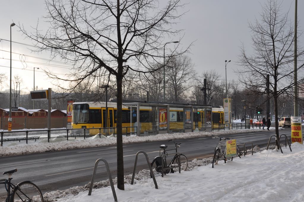 Trams, light rail, in Berlin