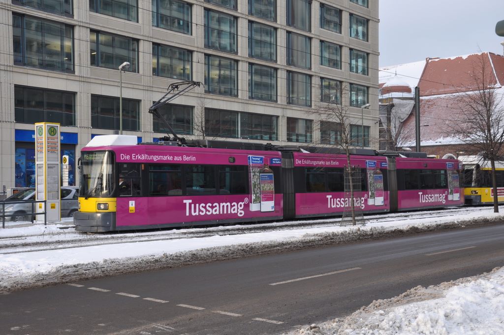 Trams, light rail, in Berlin