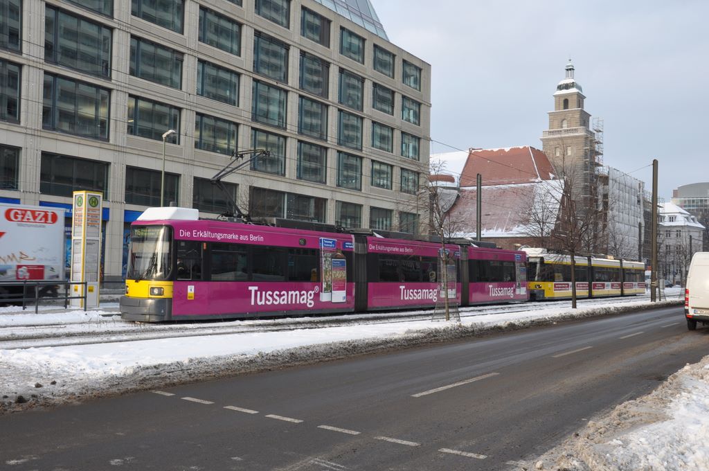Trams, light rail, in Berlin
