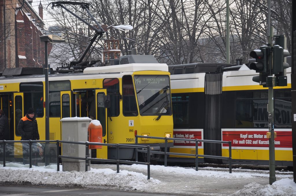Trams, light rail, in Berlin