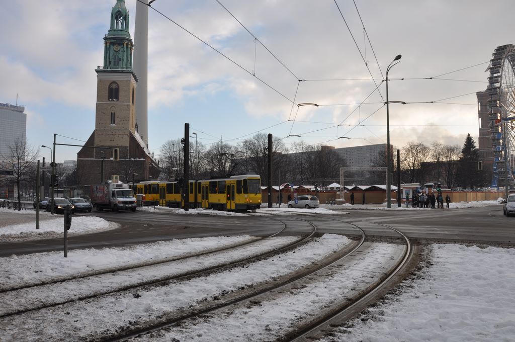 Trams, light rail, in Berlin