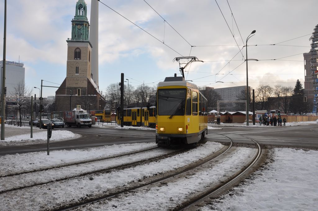 Trams, light rail, in Berlin