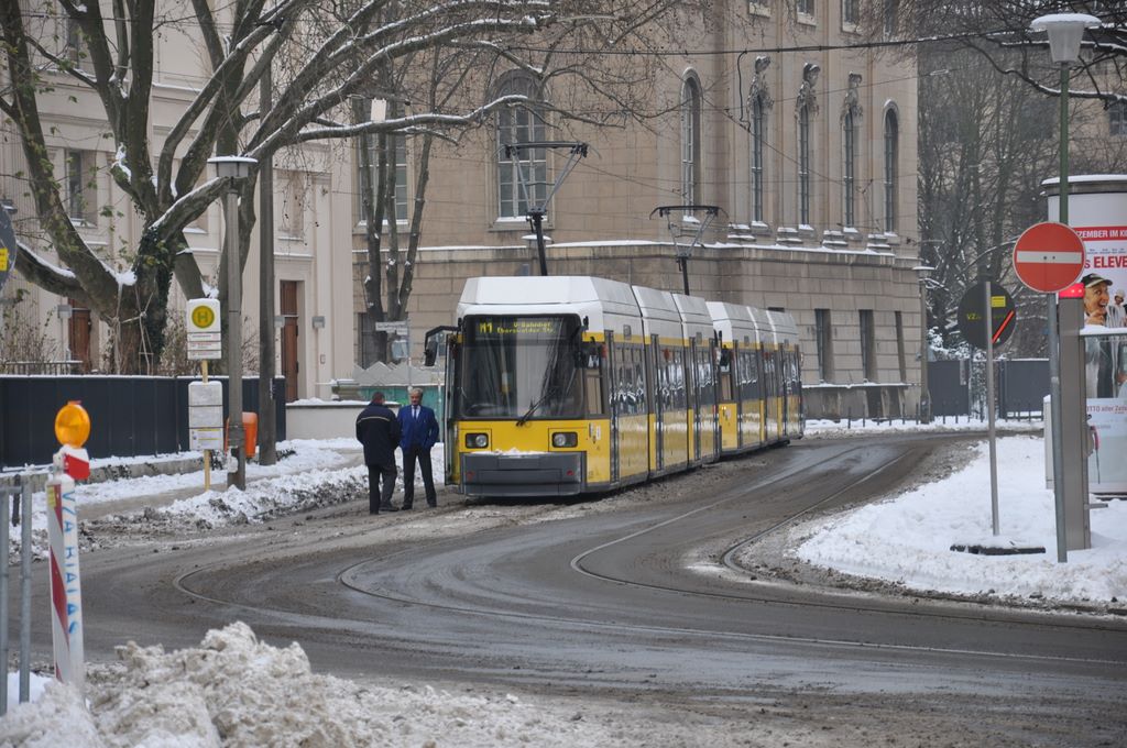 Trams, light rail, in Berlin