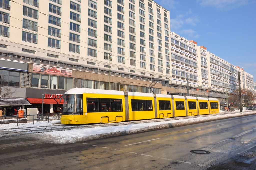 Trams, light rail, in Berlin