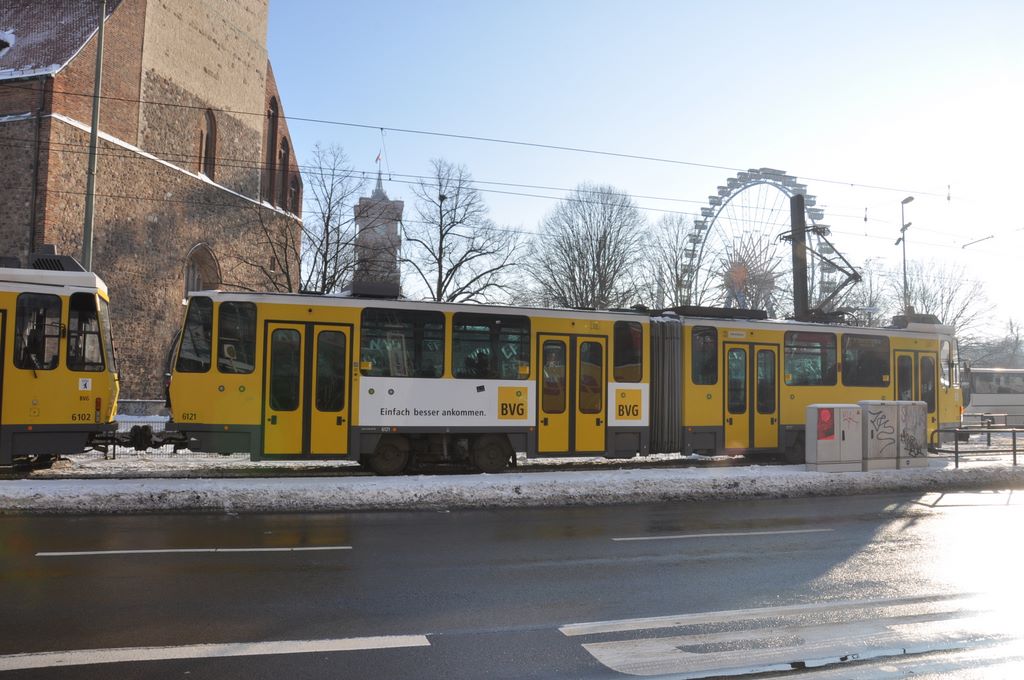 Trams, light rail, in Berlin