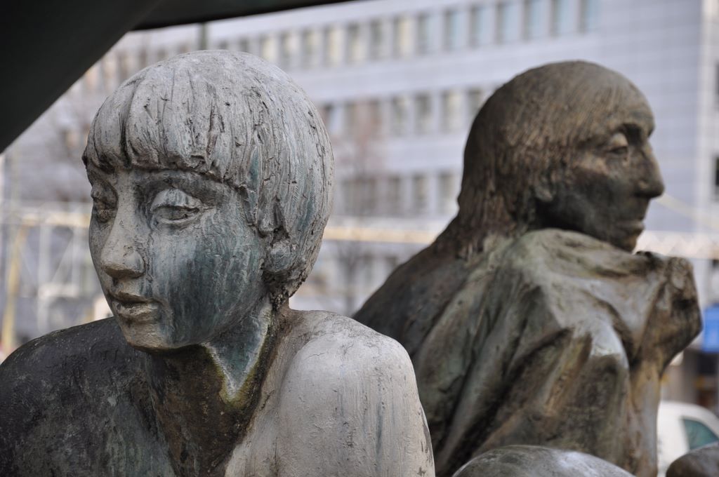 Ages of Life fountain in Wittenbergplatz, Berlin, Germany.