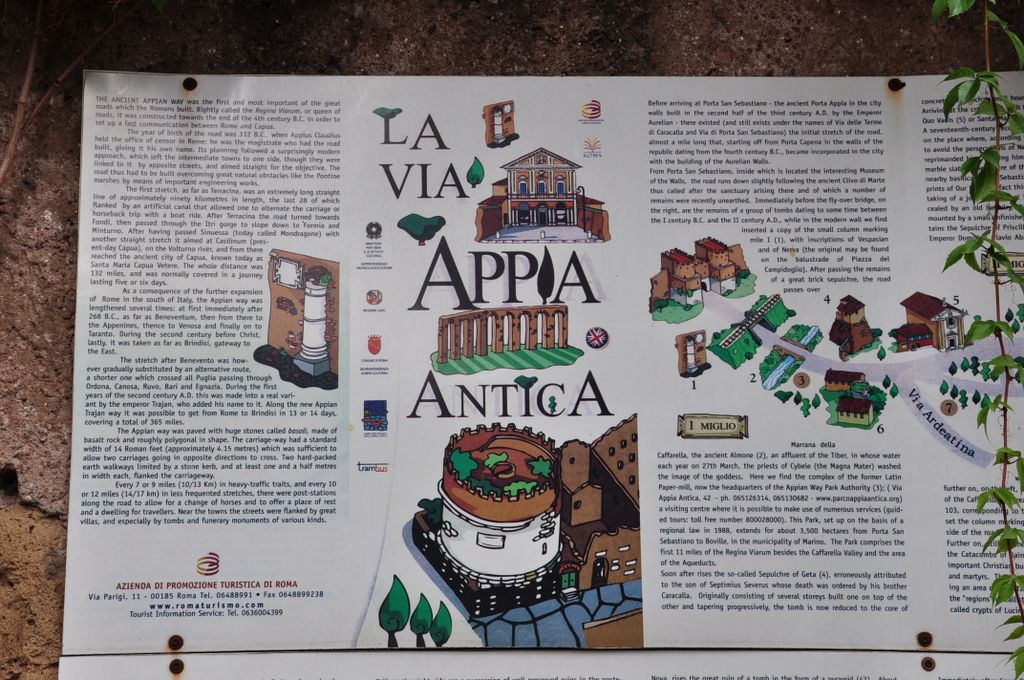Appian Way, Rome, Italy.