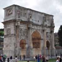 Arch of Constantine, Rome, Italy.