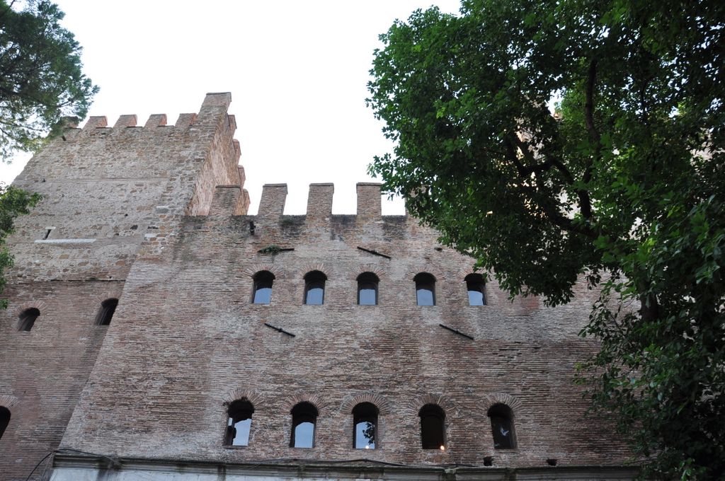The Aurelian Walls, Rome, Italy.
