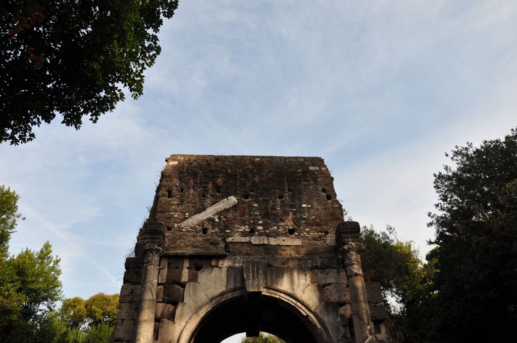 The Aurelian Walls, Rome, Italy.