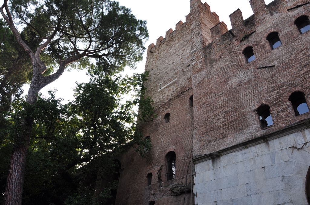 The Aurelian Walls, Rome, Italy.