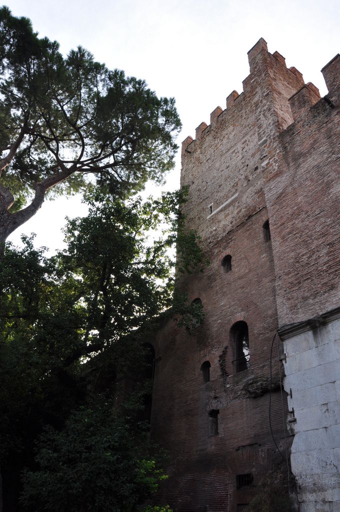 The Aurelian Walls, Rome, Italy.