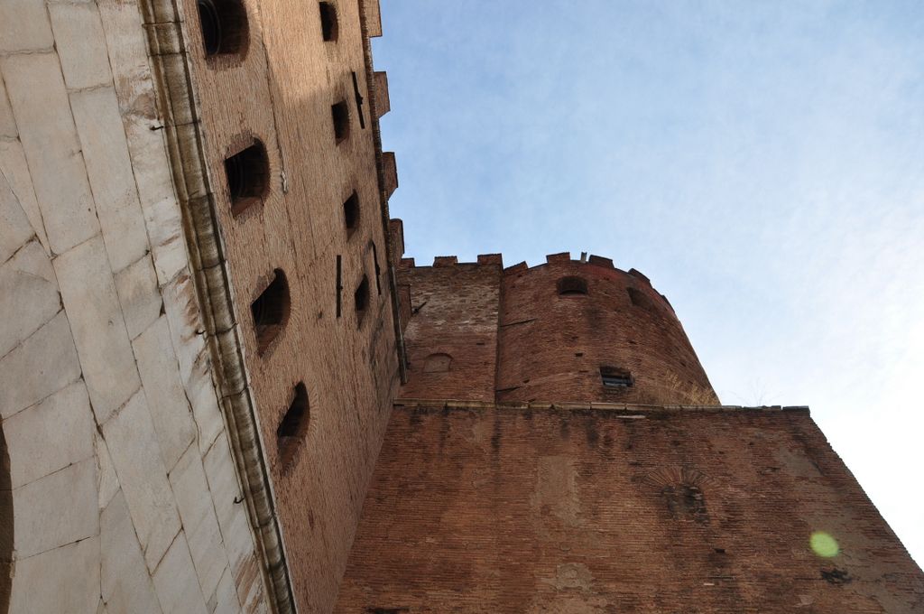 The Aurelian Walls, Rome, Italy.