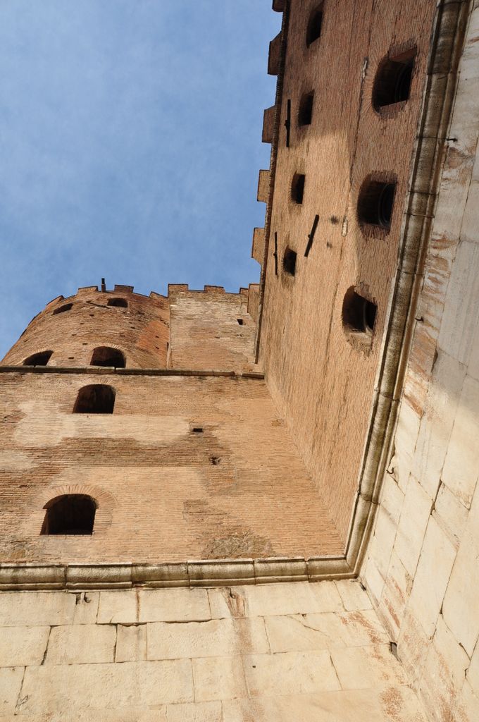 The Aurelian Walls, Rome, Italy.