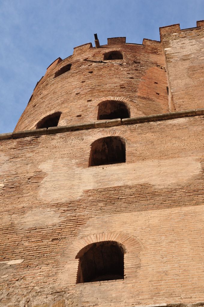 The Aurelian Walls, Rome, Italy.