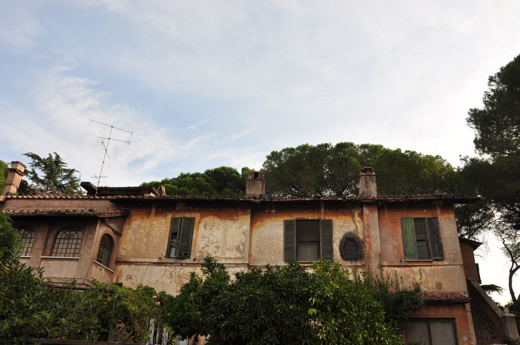 The Aurelian Walls, Rome, Italy.