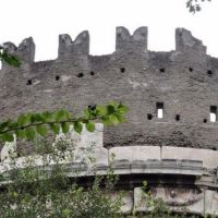 The Tomb of Caecilia Metella, Rome, Italy.