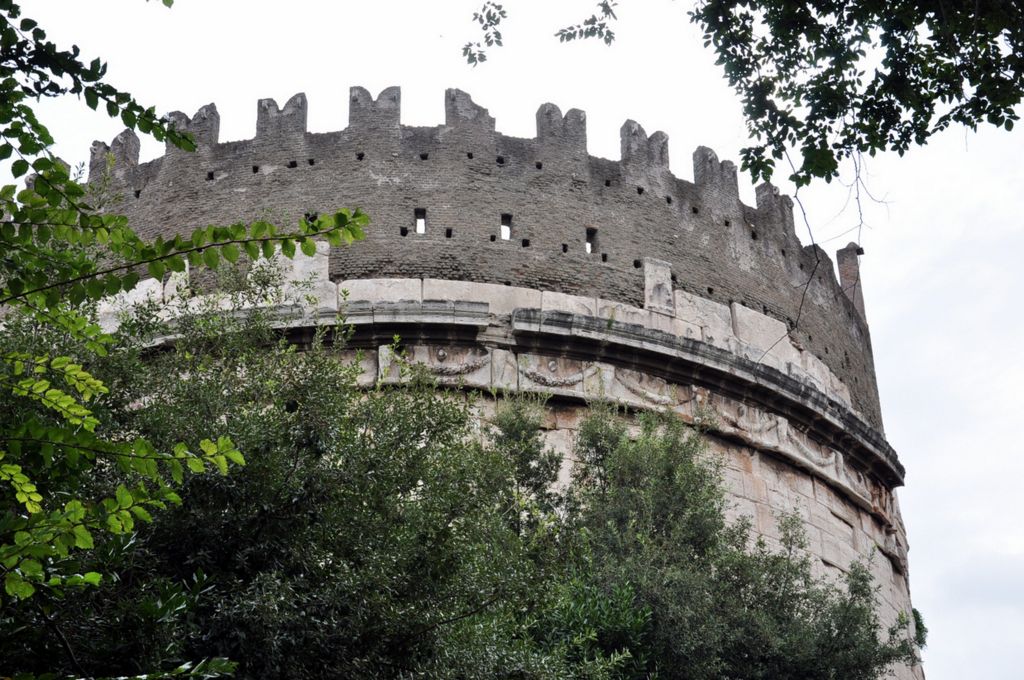 The Tomb of Caecilia Metella, Rome, Italy.