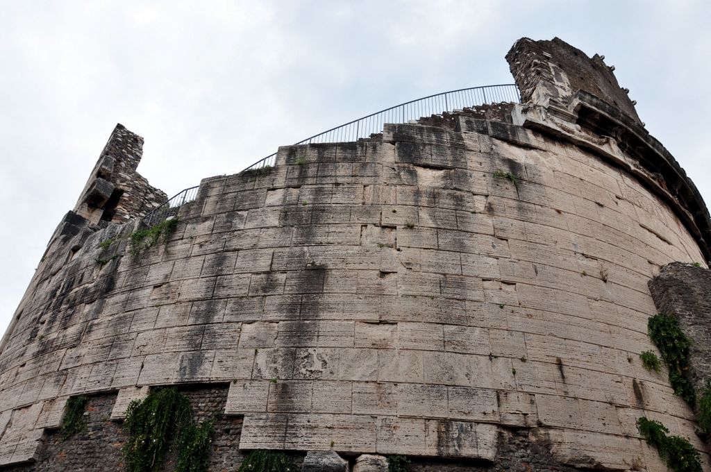 The Tomb of Caecilia Metella, Rome, Italy.