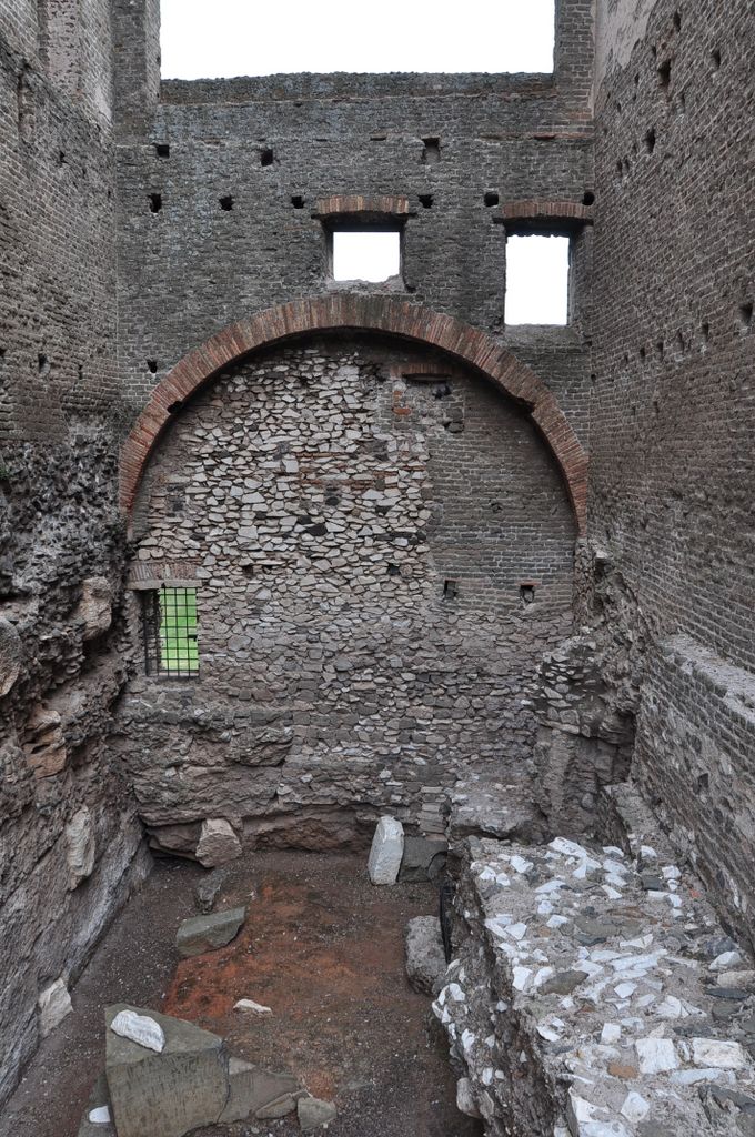 The Tomb of Caecilia Metella, Rome, Italy.