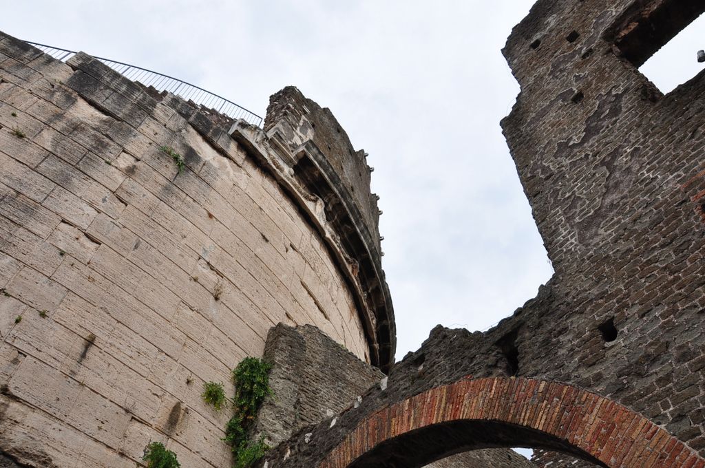 The Tomb of Caecilia Metella, Rome, Italy.