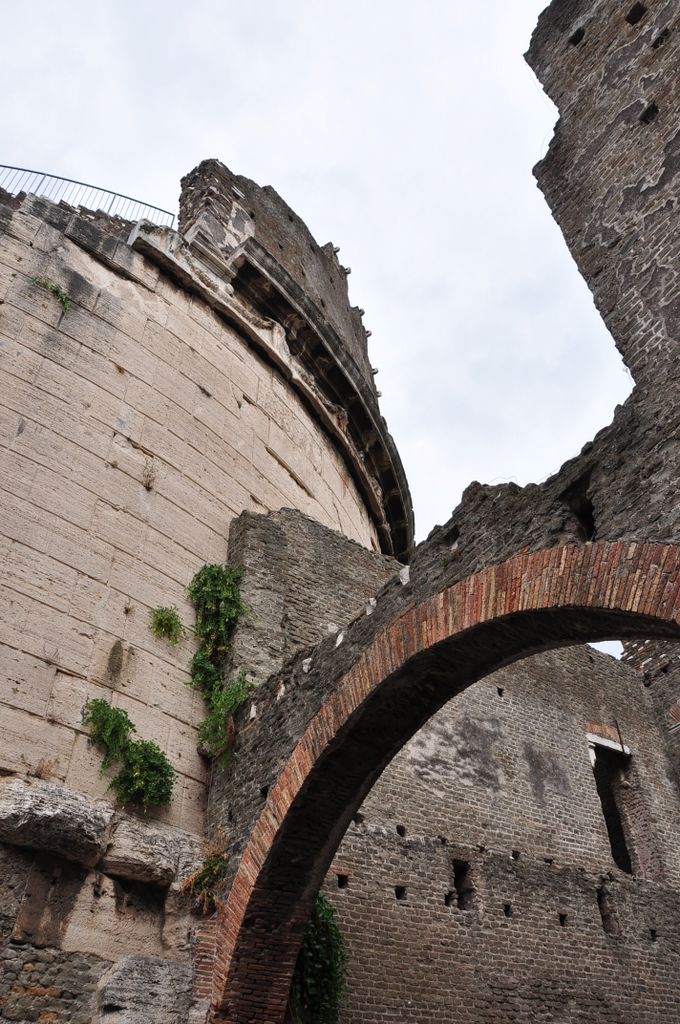 The Tomb of Caecilia Metella, Rome, Italy.