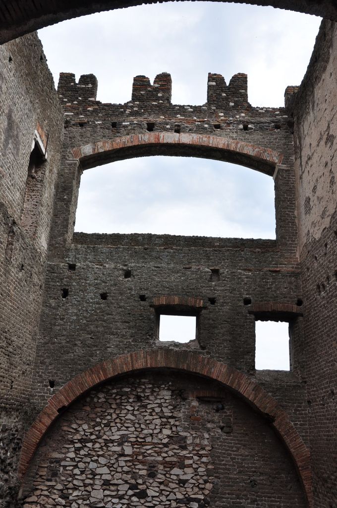 The Tomb of Caecilia Metella, Rome, Italy.