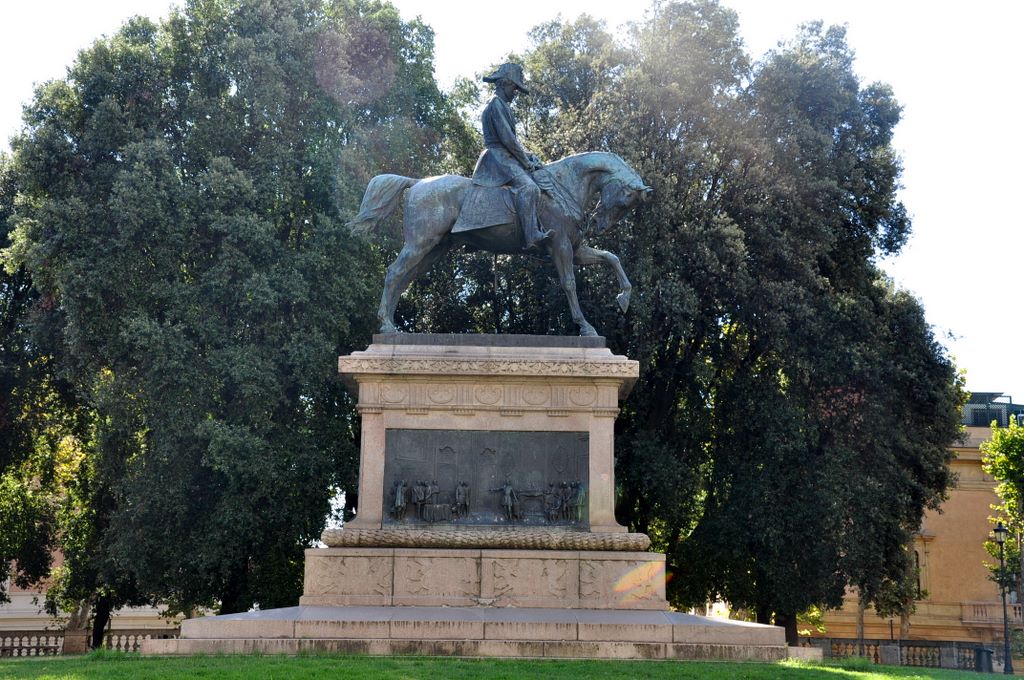 Statue of Carlo Alberto, Rome, Italy.