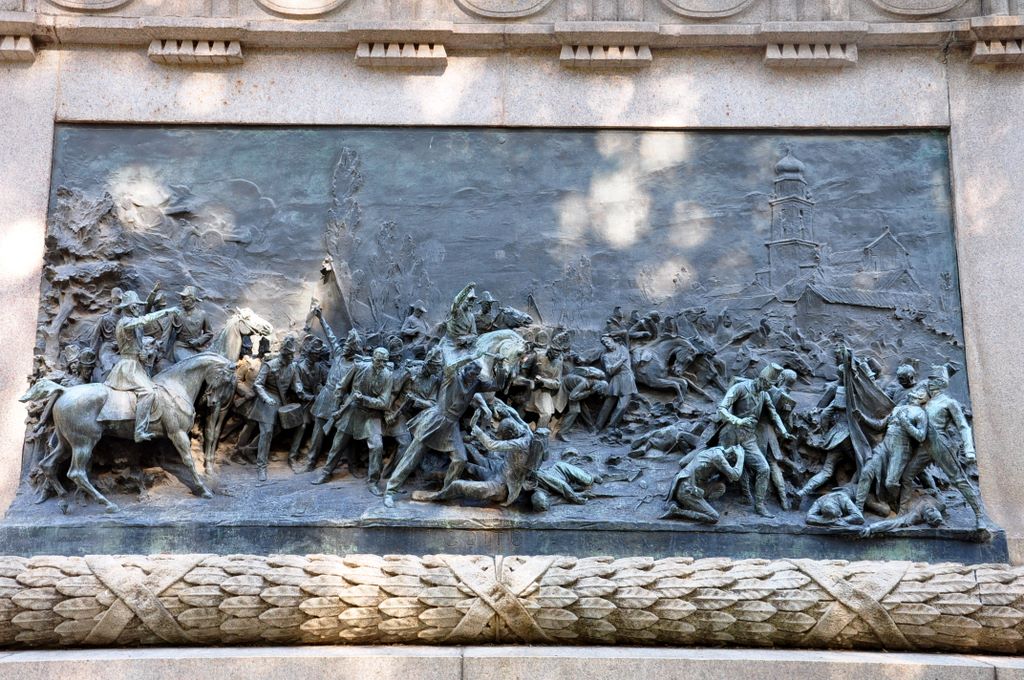 Statue of Carlo Alberto, Rome, Italy.