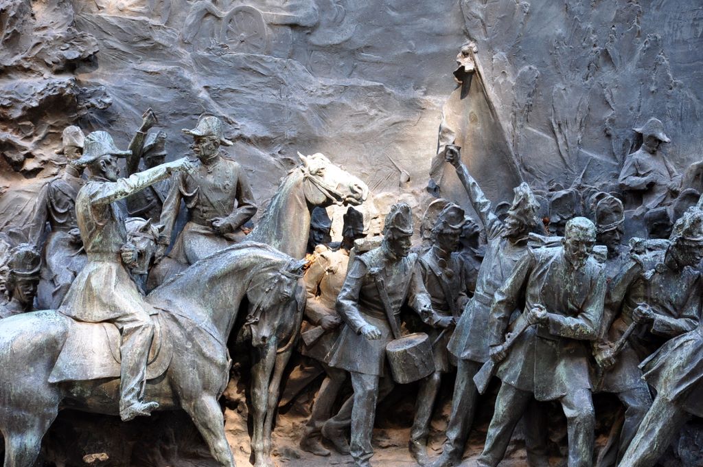 Statue of Carlo Alberto, Rome, Italy.