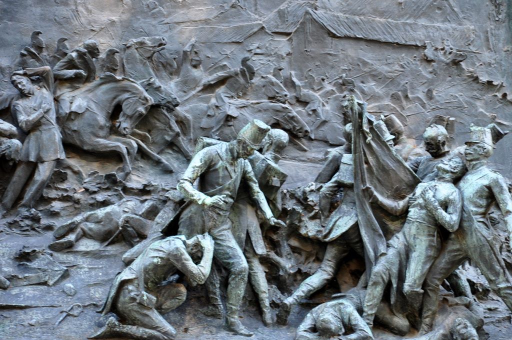 Statue of Carlo Alberto, Rome, Italy.